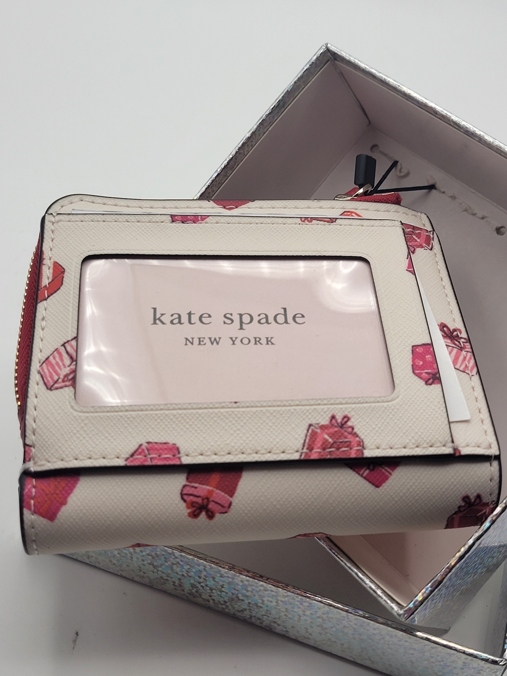 Kate Spade Bifold Wallet In A Gift Box - New Women | Color: Gold - Picture 5 of 7
